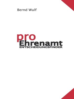cover image of pro Ehrenamt